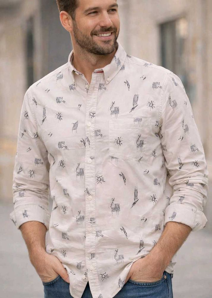 Men's Printed Casual Shirt