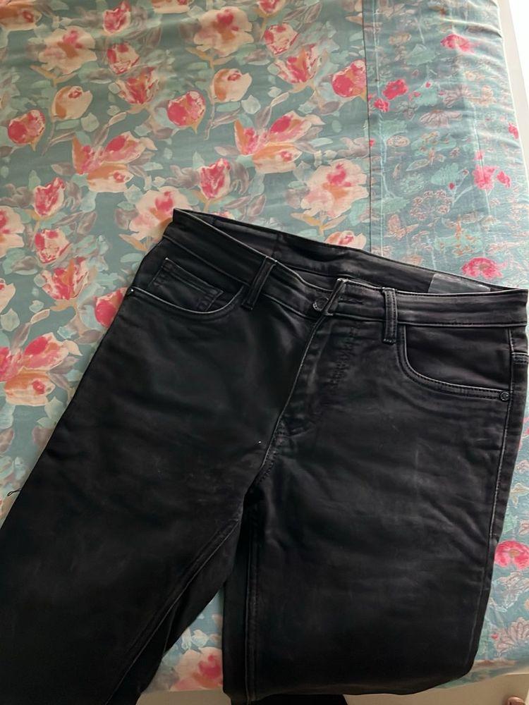Turtle Black Denim Jeans