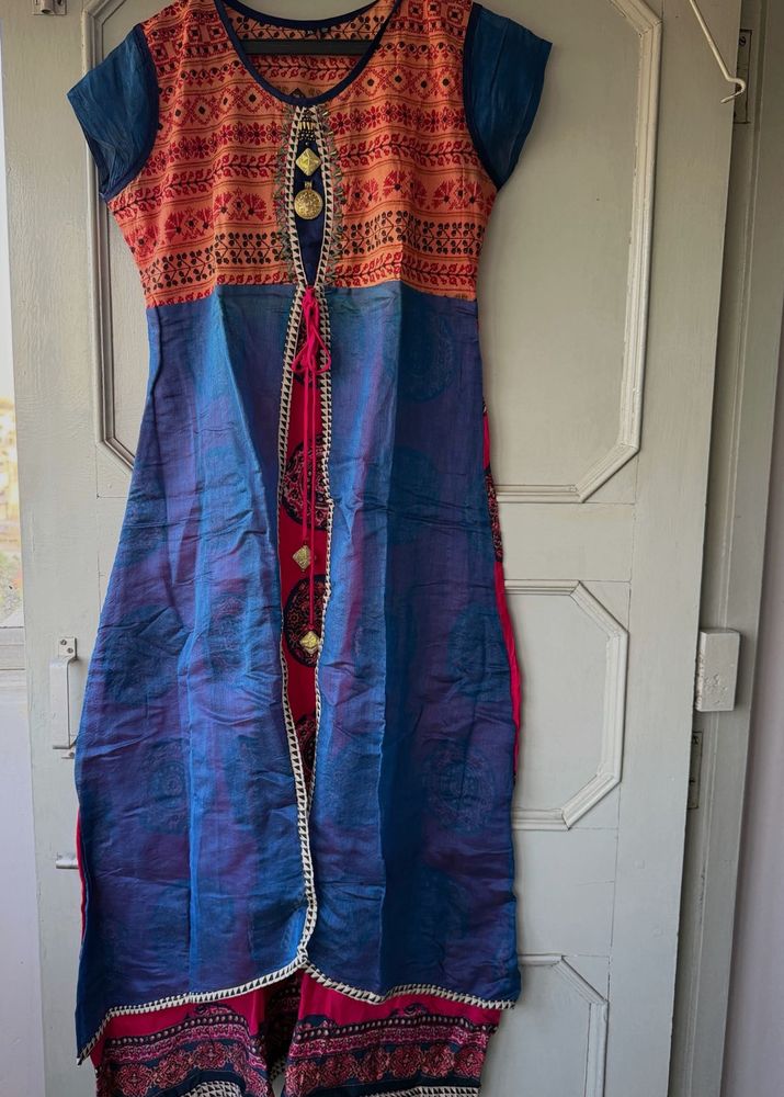 Vibrant Ethnic Maxi Dress