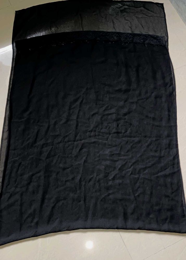 Black Dupatta - Like New Condition