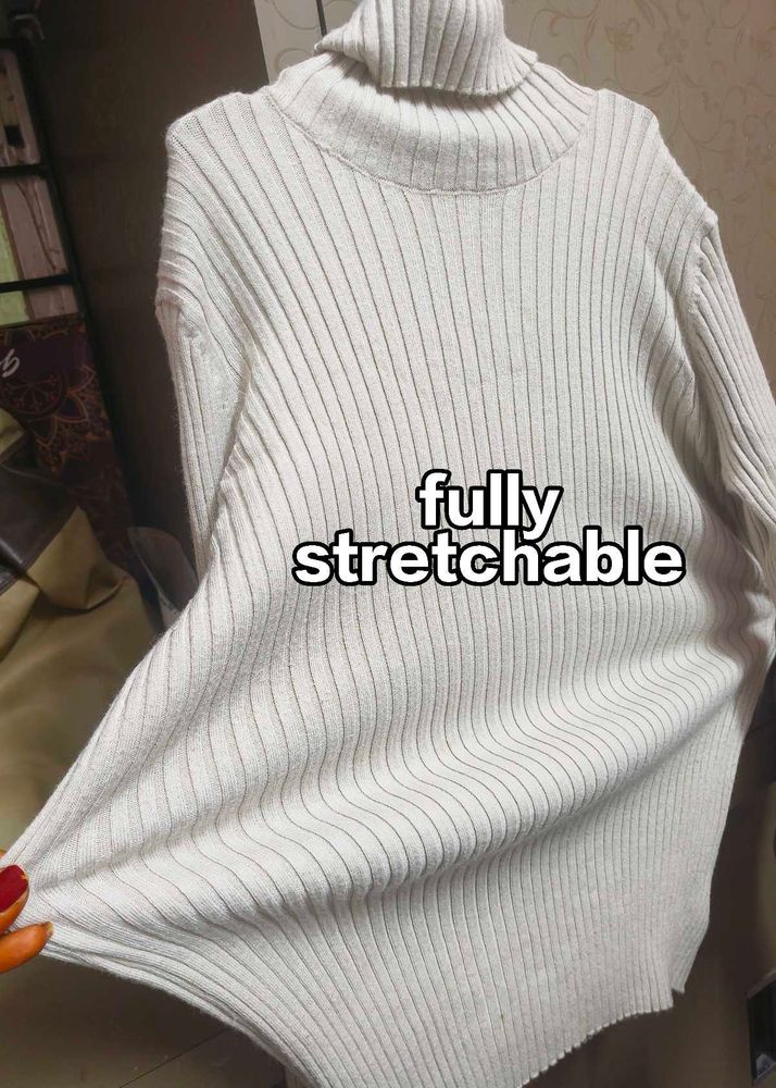 2tops# Black Turtleneck Top+ white top free