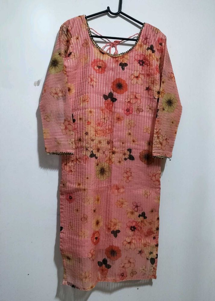 Beautiful Floral Print Kurta