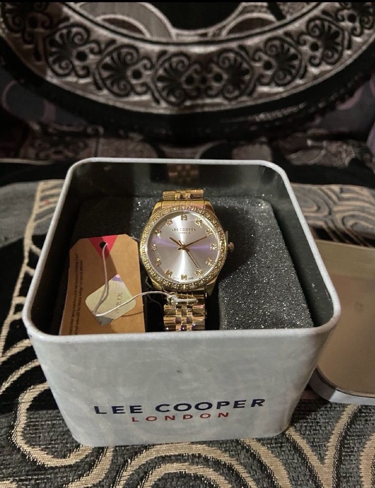 Lee Cooper Diamond Studded Watch