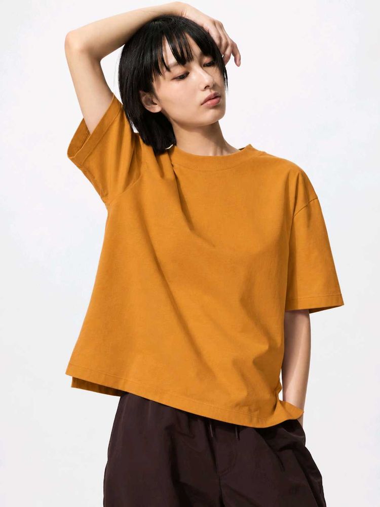 UNIQLO U Oversized T-Shirt Mustard