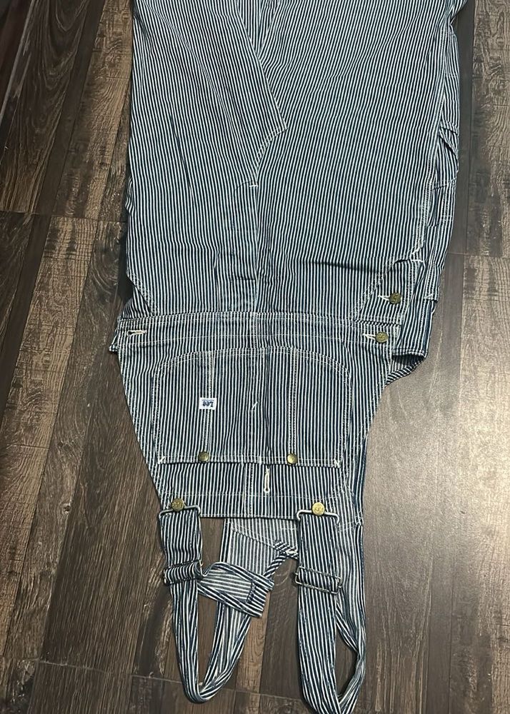 Lee Striped Bib Overalls