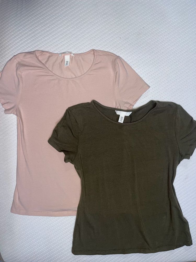 h&amp;m combo basic tee