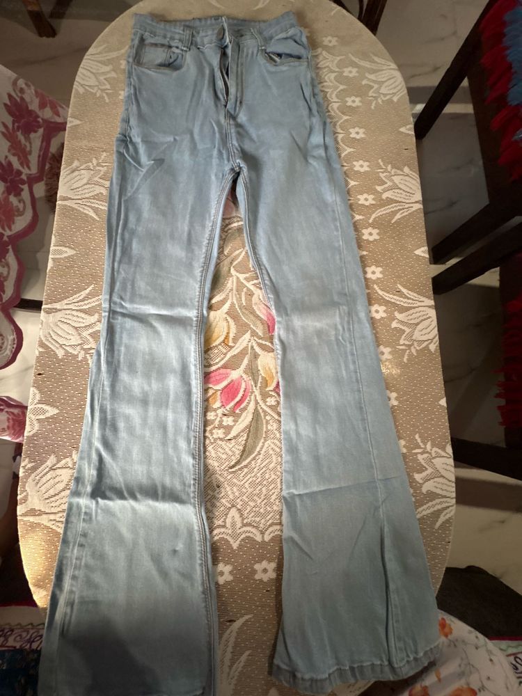 Light Wash Flare Jeans