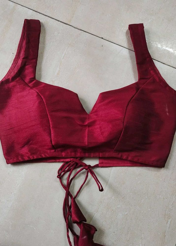 backless blouse padded