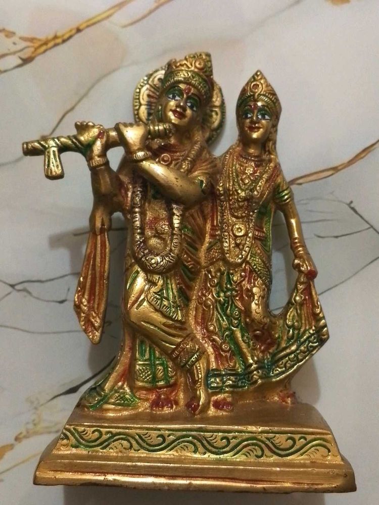Lord Krishna and Radha Statue