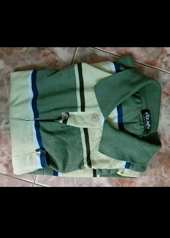 Frenzy Striped Polo Shirt new condition size 42