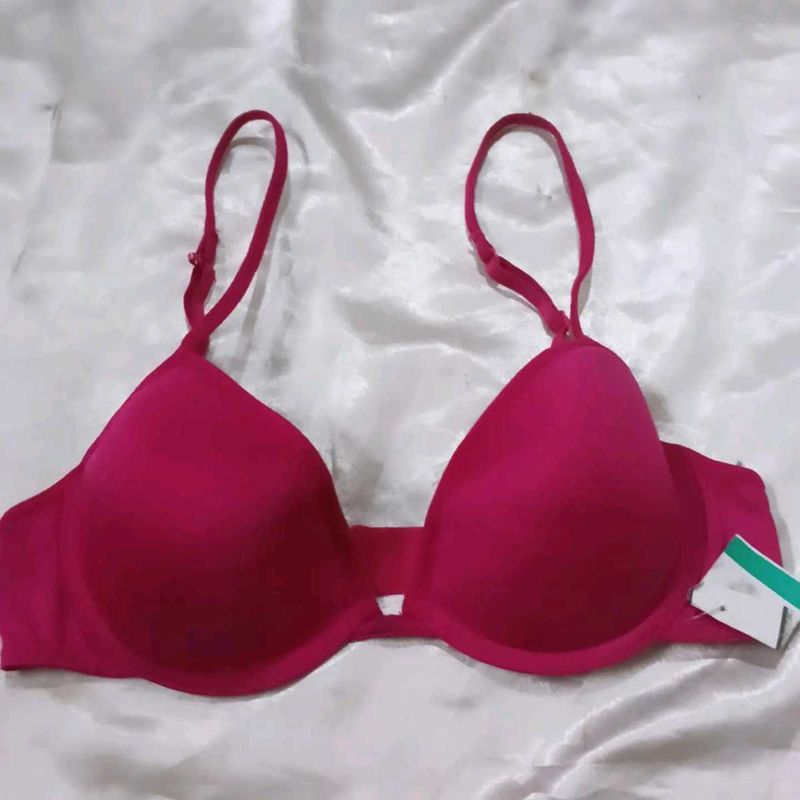 Padded Pink Bra