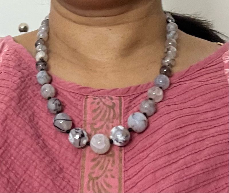 Unique Beaded Statement Necklace