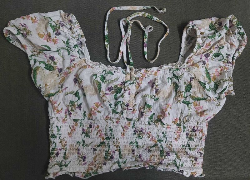 Floral Crop Top