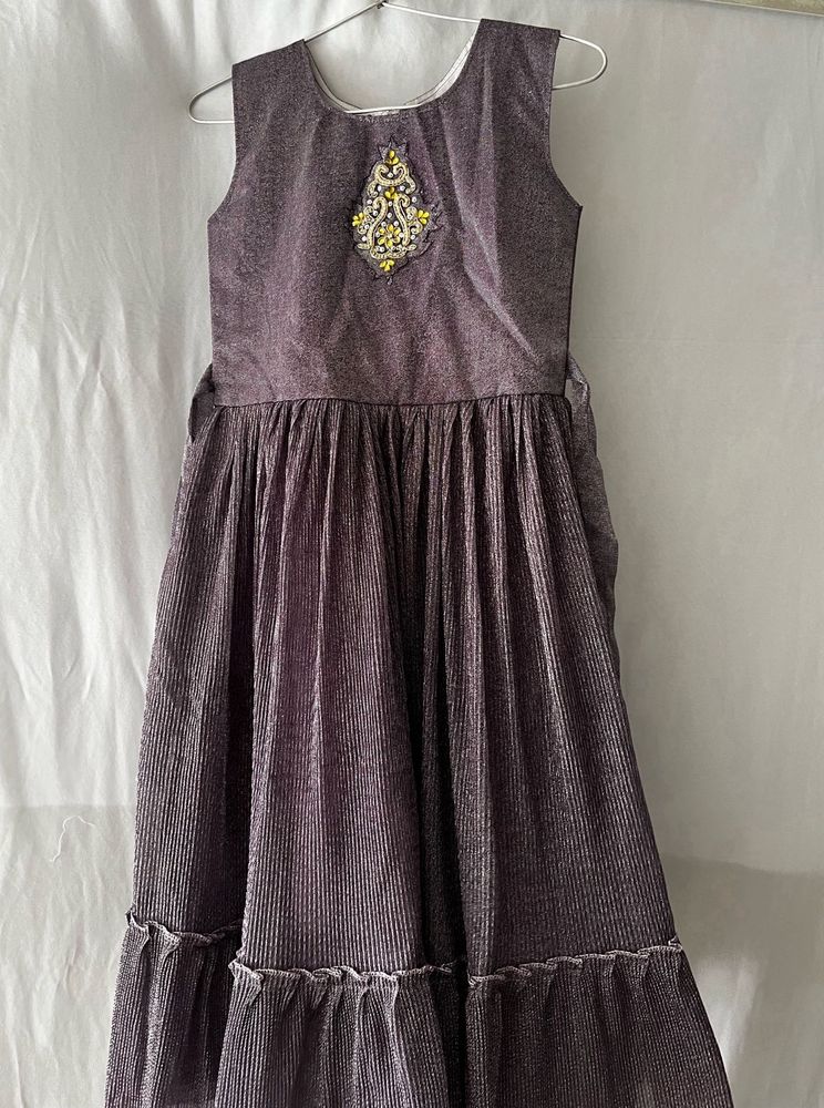 Elegant Beaded Ethnic Gown
