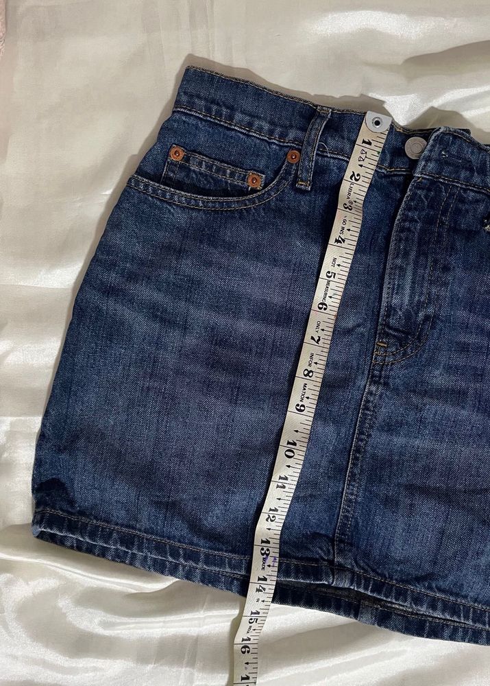Classic Denim Mini Skirt