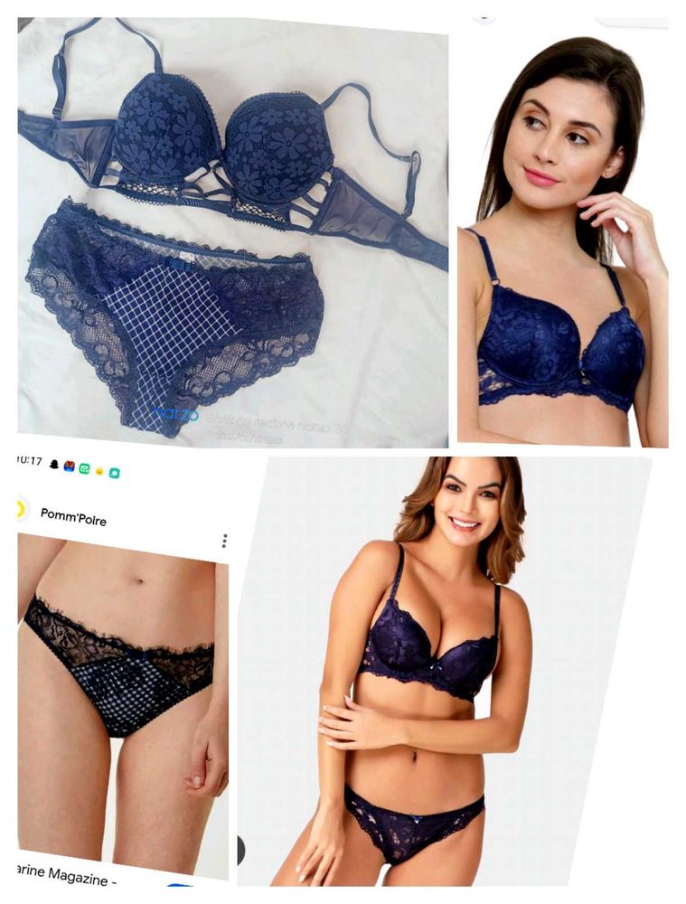 very beautiful navy 💙 blue padded bra