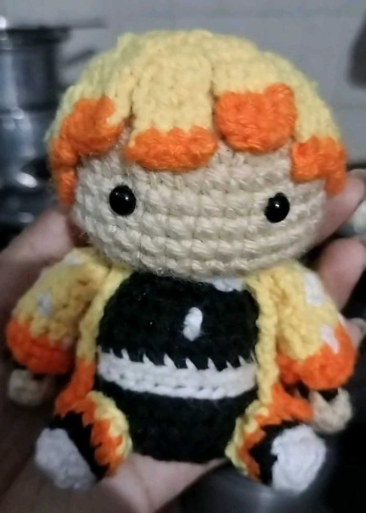 Zenitsu Agatsuma Crochet Plushie