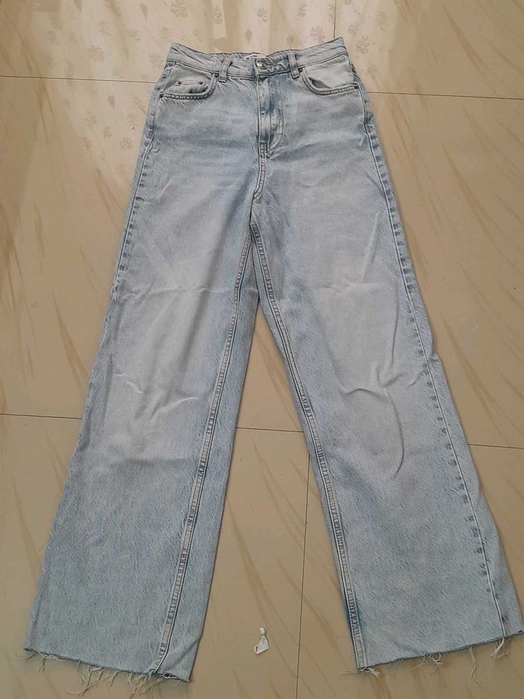 High waist denim jeans