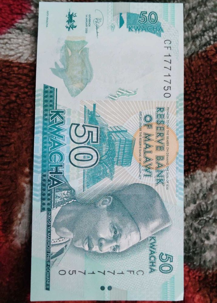 50 Malawi Kwacha Banknote