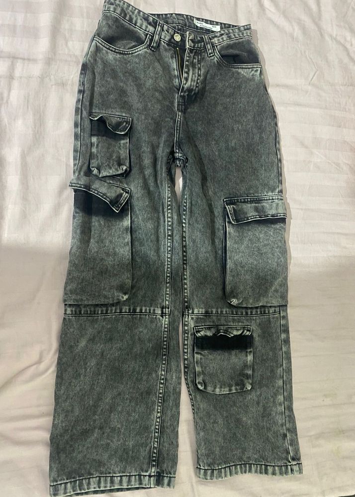 Baggy high waist jeans