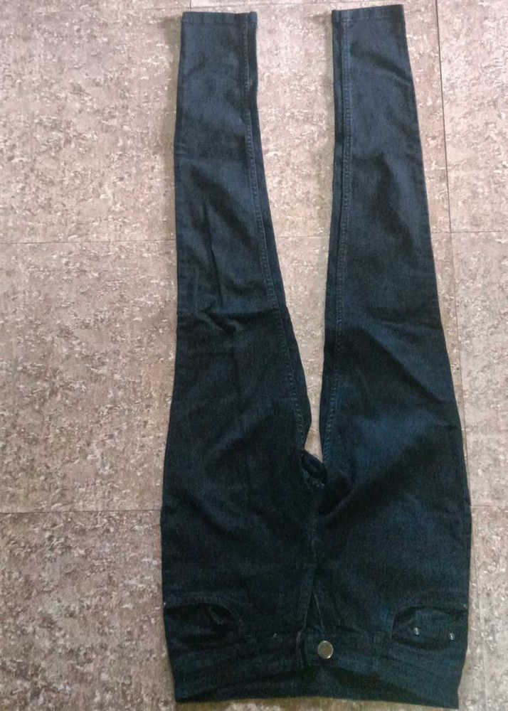 Classic Dark Wash Denim Jeans