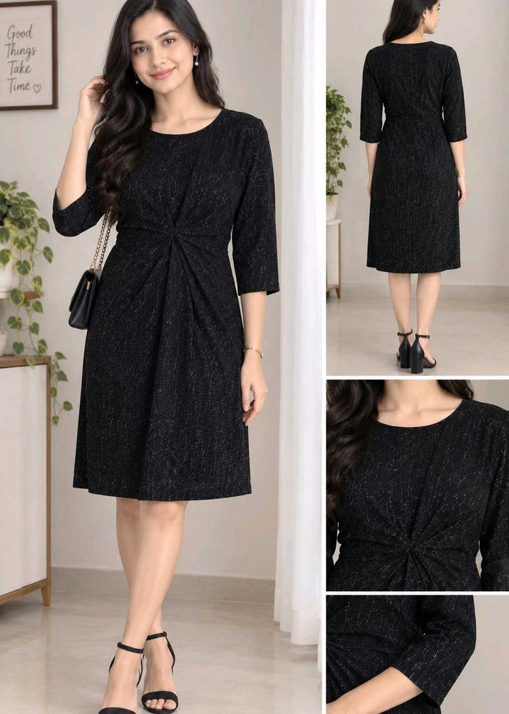 Sparkling Black Party Dress