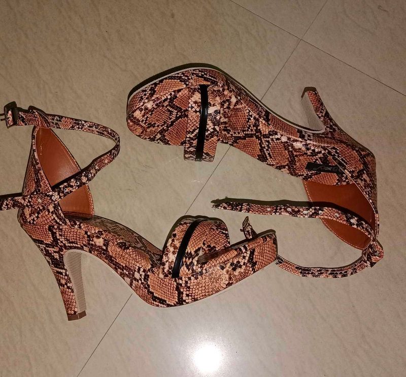 Snakeskin Heels