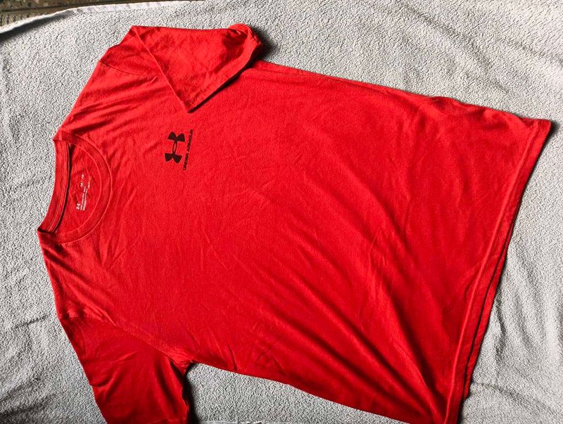 Red Under Armour T-Shirt