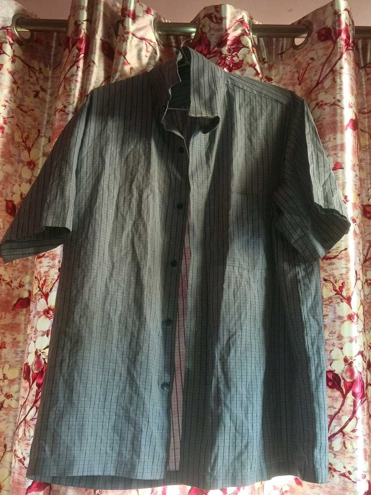 Men's Striped Short Sleeve Shirt