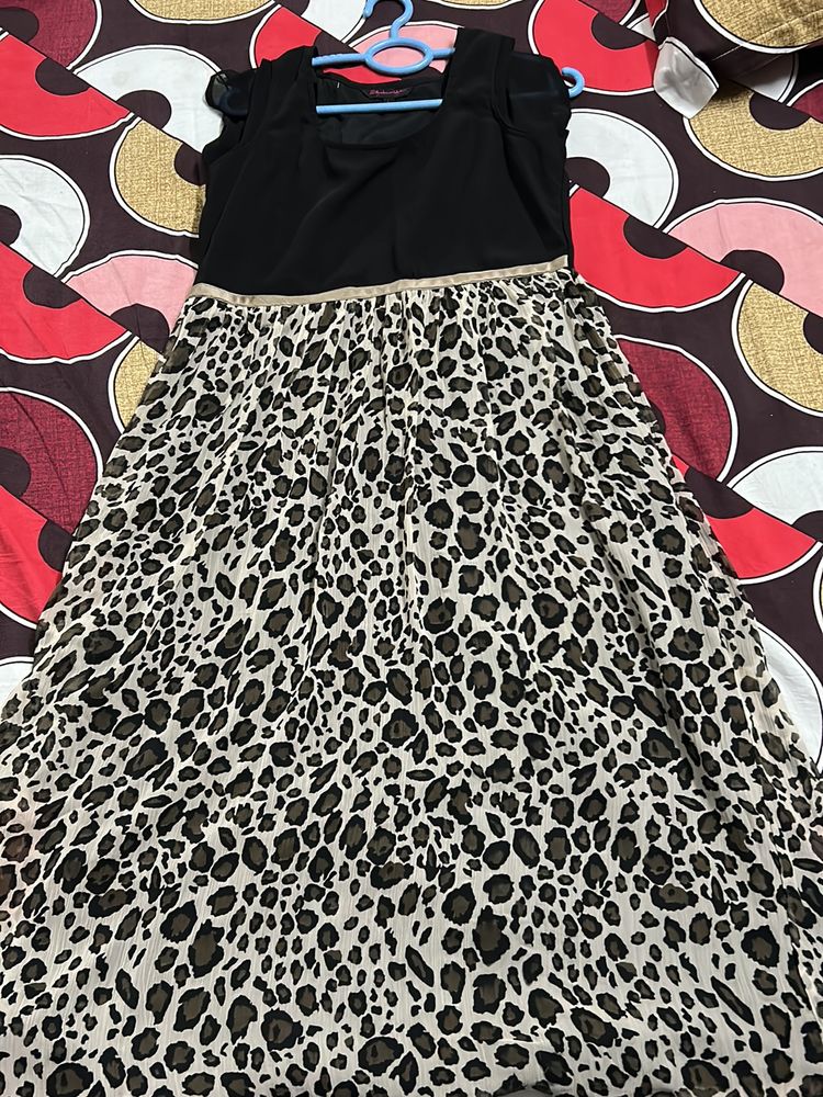 Leaopard Print Dress