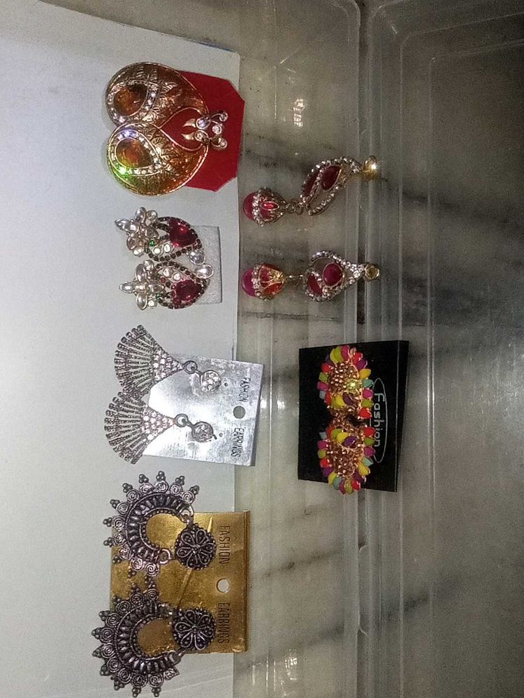 all 6 in 250 Assorted Dangle Earrings Set