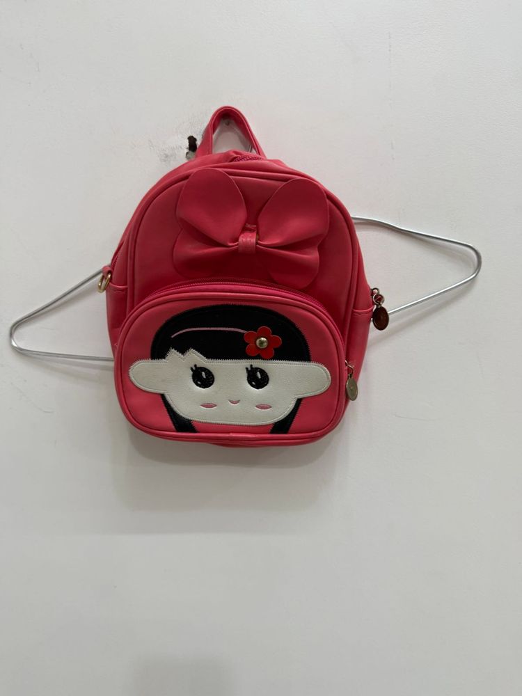 Cute Pink Cartoon Backpack