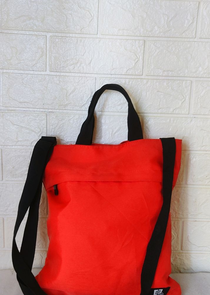 Bright Red Tote Bag