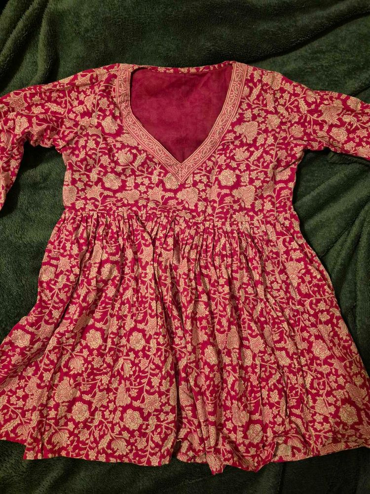 Y2K short kurti
