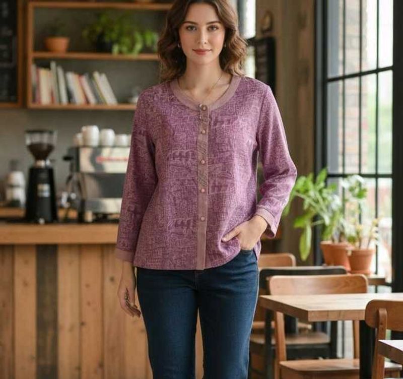 Vintage Lavender Cardigan