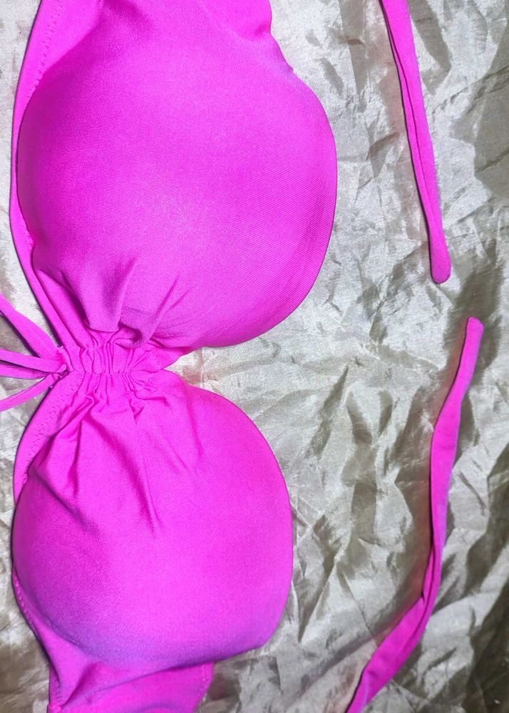 Vibrant Pink Bikini Top