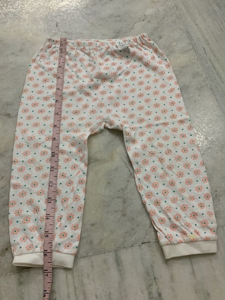 Cute Floral Baby Trousers