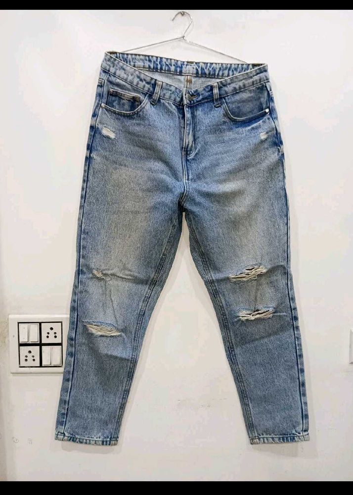 Ripped Thick Jeans