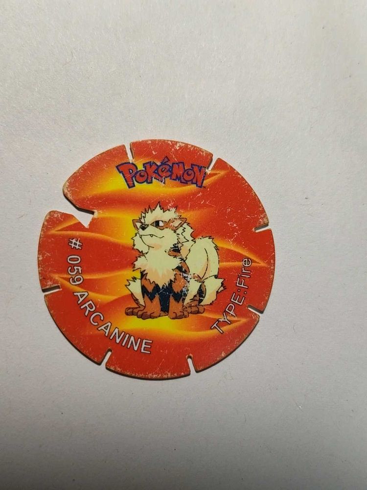 Arcanine pokemon Tazo by Cheetos