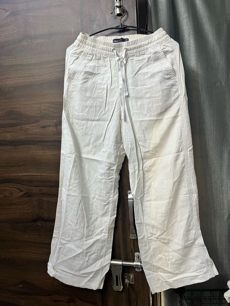 Comfortable White Linen Pants
