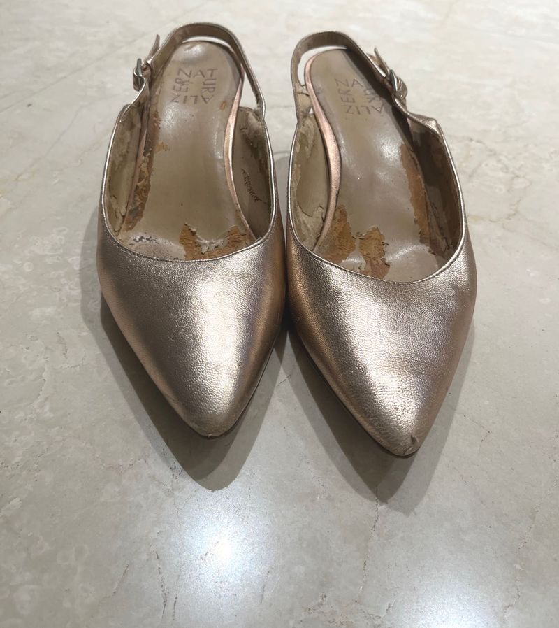 2 pure leather heels