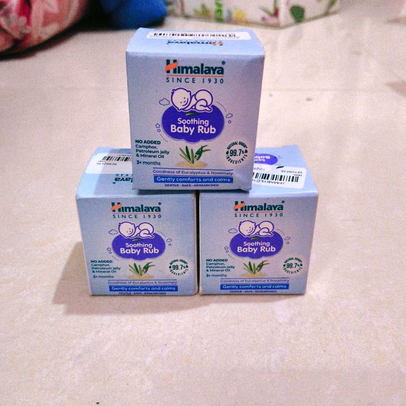 Himalaya Soothing Baby Rub (Set of 3)