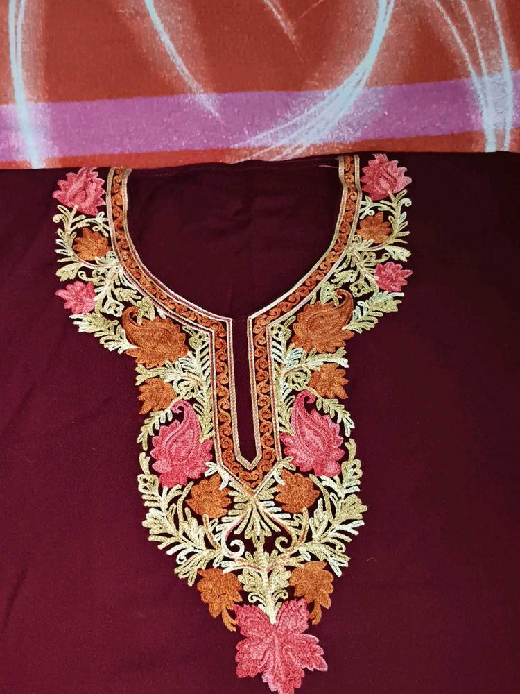 Ethnic Dress Material with Embroidery