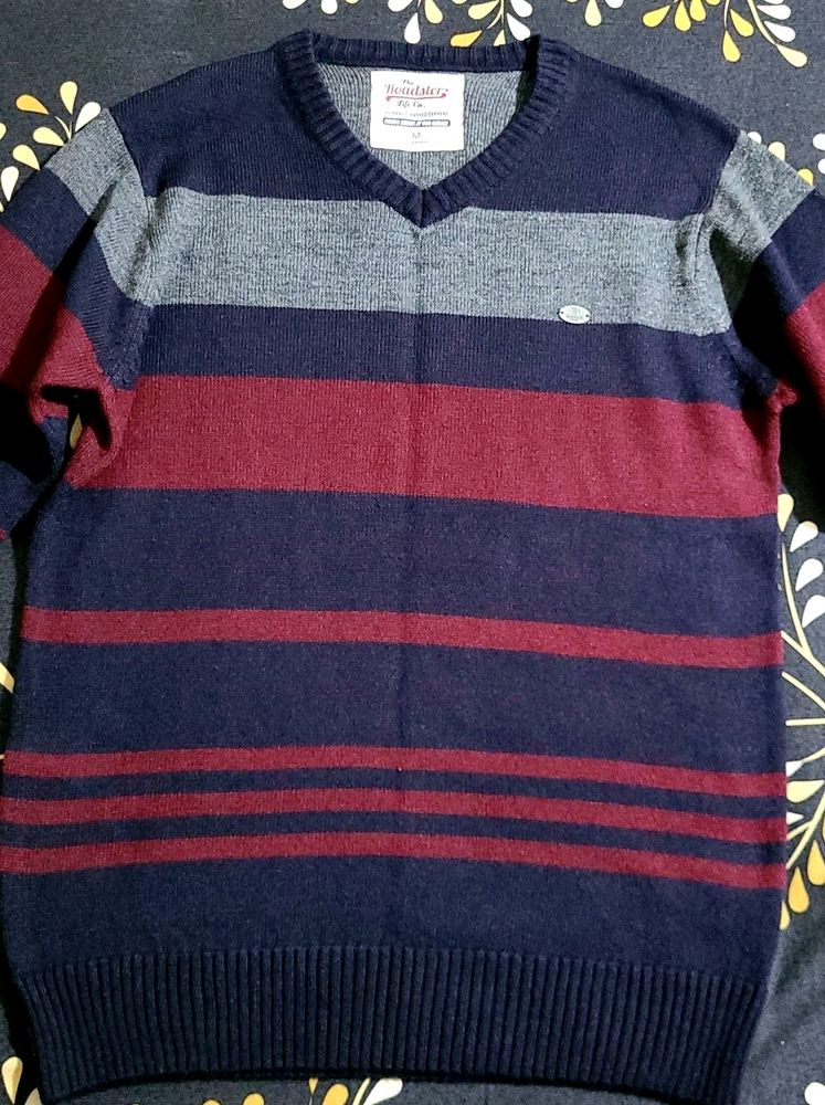 Stylish Branded Men's Navy Blue Sweatshirt