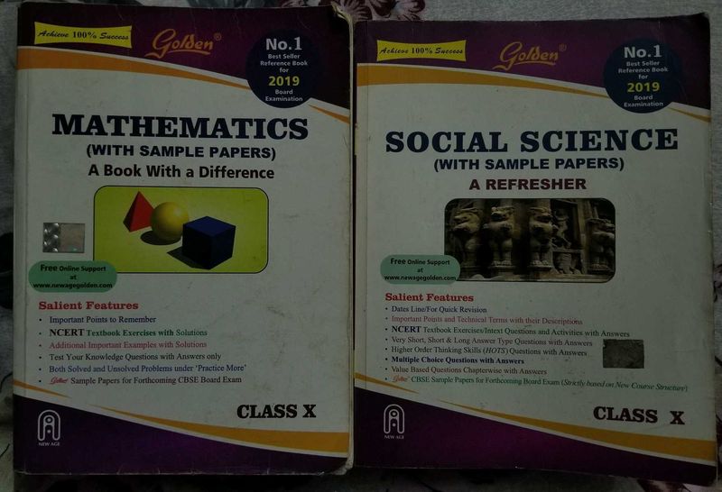 PRICE DROP! Class 10 Maths &amp; SST Set (2019)