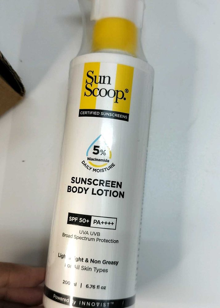 Sun Scoop Sunscreen Body Lotion SPF 50+