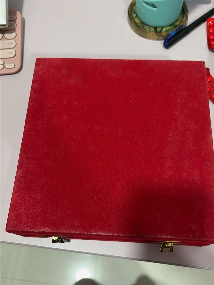 Elegant Red Jewellery Box