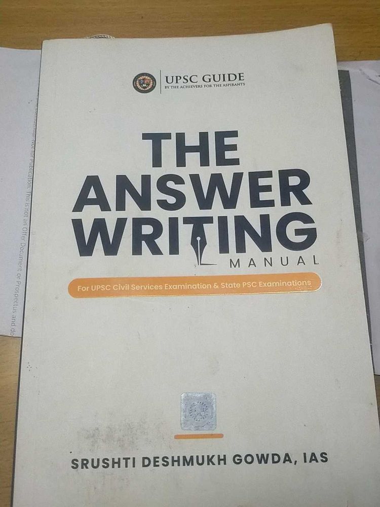 the answer writing manual for civil services