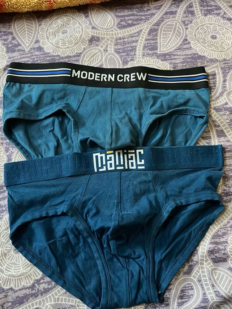 Modern Crew &amp; Maniac Briefs Pack