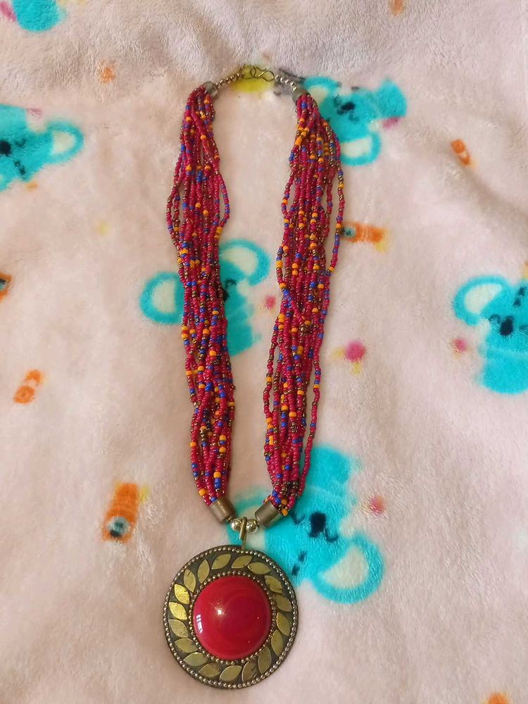 Bohemian Beaded Necklace